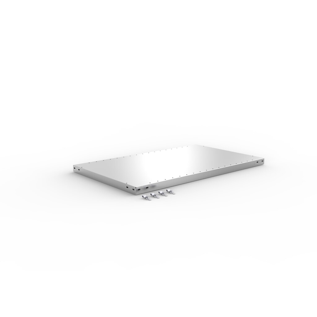 Fachboden für META Fachbodenregal Stecksystem, FL 230 kg, verzinkt, BxT 1.000 x 600 mm Produktabbildung: Fachboden für META Fachbodenregal Stecksystem, FL 230 kg, verzinkt, BxT 1.000 x 600 mm