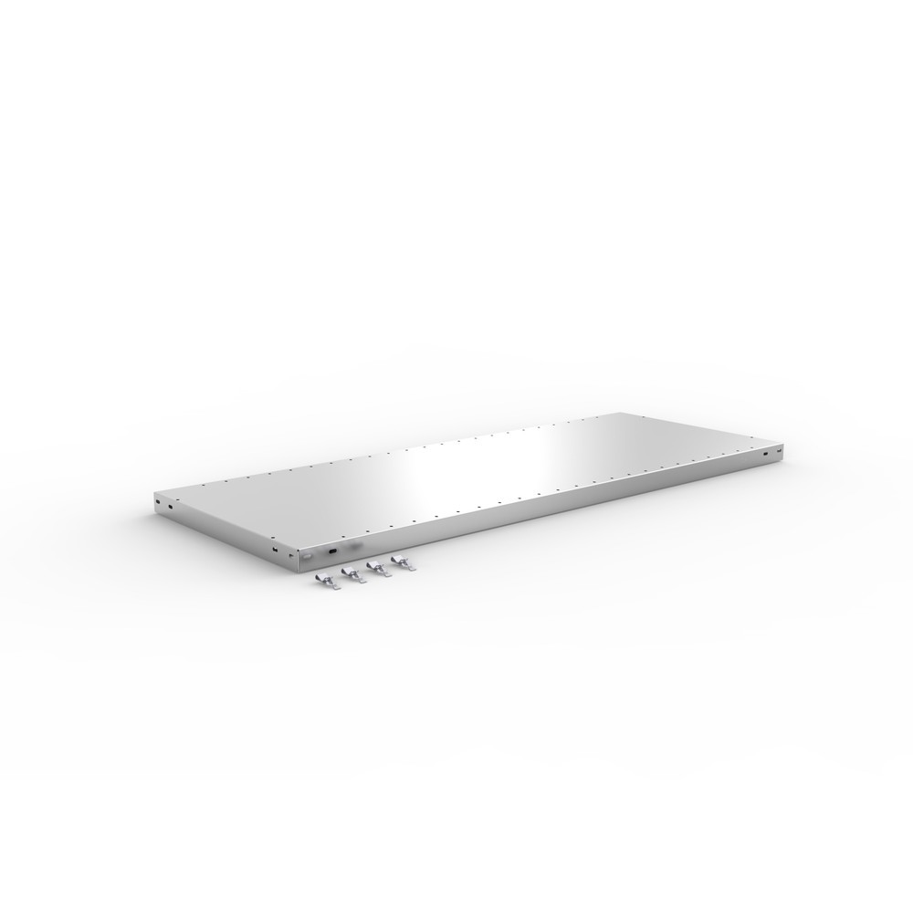 Produktabbildung: META Fachboden für Fachbodenregal Stecksystem, FL 230 kg, verzinkt, BxT 1.300 x 500 mm