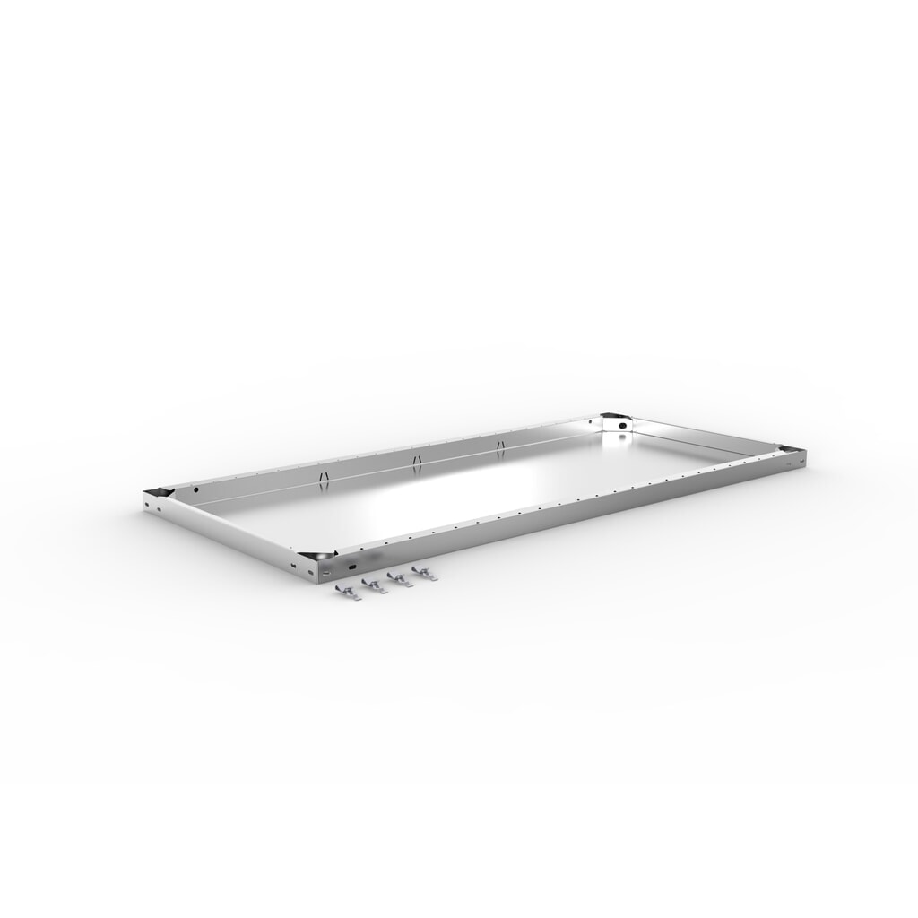 Fachboden für META Fachbodenregal Stecksystem, FL 230 kg, verzinkt, BxT 1.300 x 600 mm Produktabbildung Nr. 2: Fachboden für META Fachbodenregal Stecksystem, FL 230 kg, verzinkt, BxT 1.300 x 600 mm