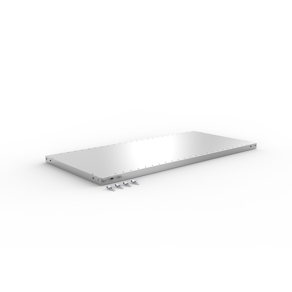 Produktabbildung: Fachboden für META Fachbodenregal Stecksystem, FL 230 kg, verzinkt, BxT 1.300 x 600 mm
