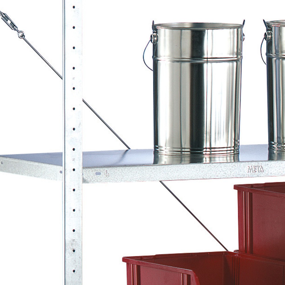 Produktabbildung: Fachboden für META Fachbodenregal Stecksystem, FL 80 kg, BxT 1.000 x 300 mm