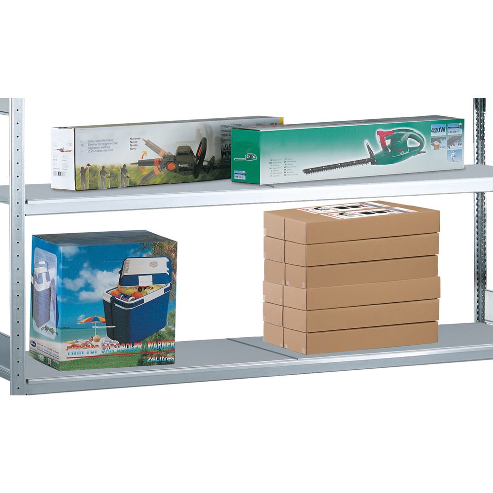 Produktabbildung Nr. 2: Fachboden für SCHULTE Fachbodenregal mit engmaschigen Körben, BxT 2.500 x 400 mm