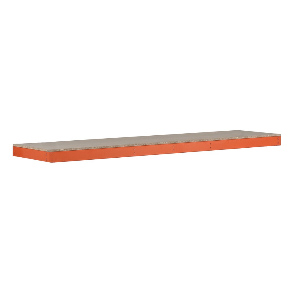 Produktabbildung: Fachboden für SCHULTE Weitspannregal, mit Spanplatten, BxT 1.536 x 469 mm, orange