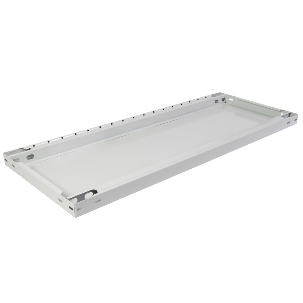 Fachboden MULTIplus250 für SCHULTE Fachbodenregal, Fachlast 250 kg, lichtgrau, BxT 750 x 500 mm Produktabbildung Nr. 2: Fachboden MULTIplus250 für SCHULTE Fachbodenregal, Fachlast 250 kg, lichtgrau, BxT 750 x 500 mm