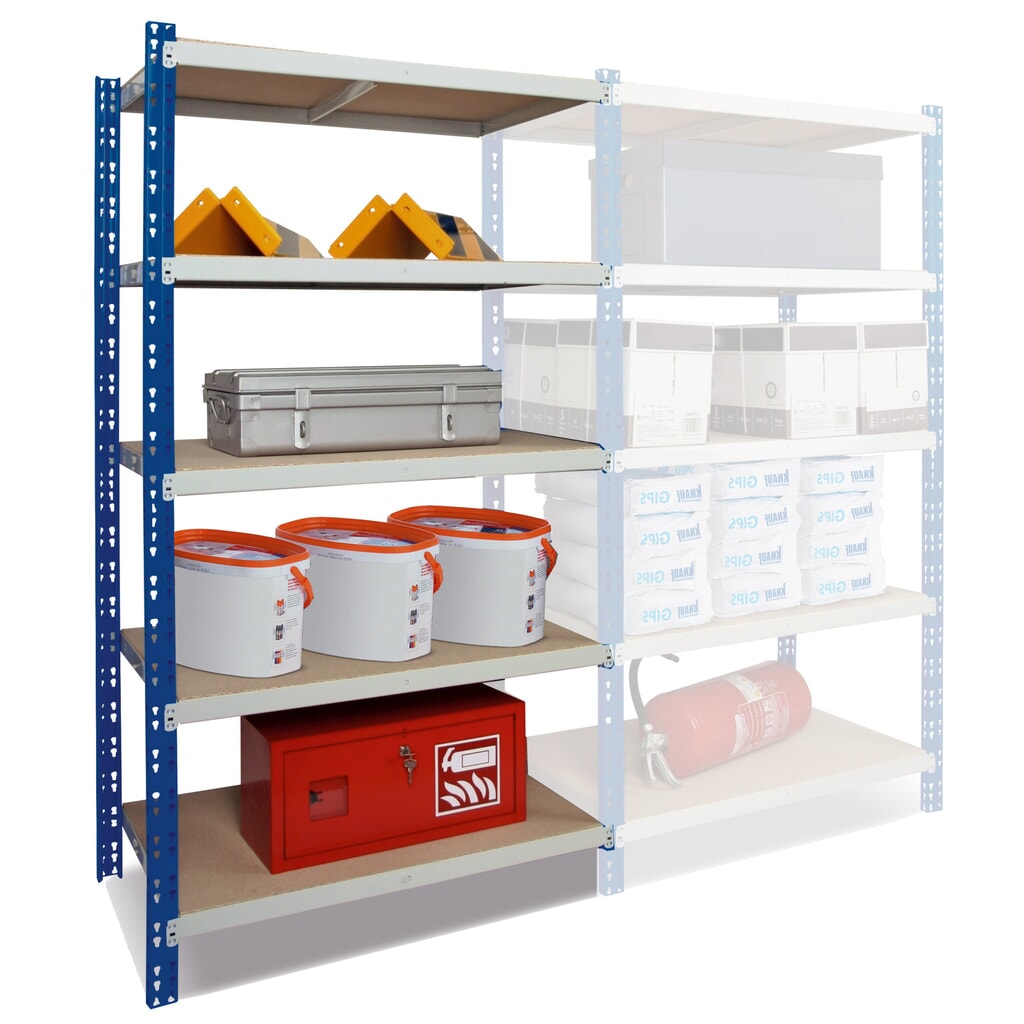 Produktabbildung: Fachbodenregal, AF, FL 300 kg, HxBxT 1.800 x 1.000 x 600 mm