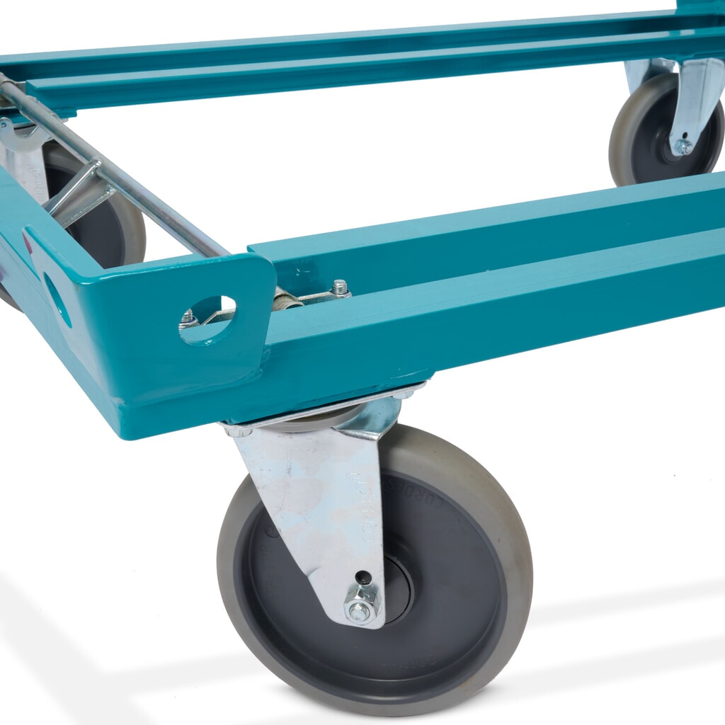 Fahrgestell Ameise®, mit Fangecken, Ladehöhe 280 mm, TPE-Bereifung, mit Zentralbremse Produktabbildung Nr. 3: Fahrgestell Ameise®, mit Fangecken, Ladehöhe 280 mm, TPE-Bereifung, mit Zentralbremse
