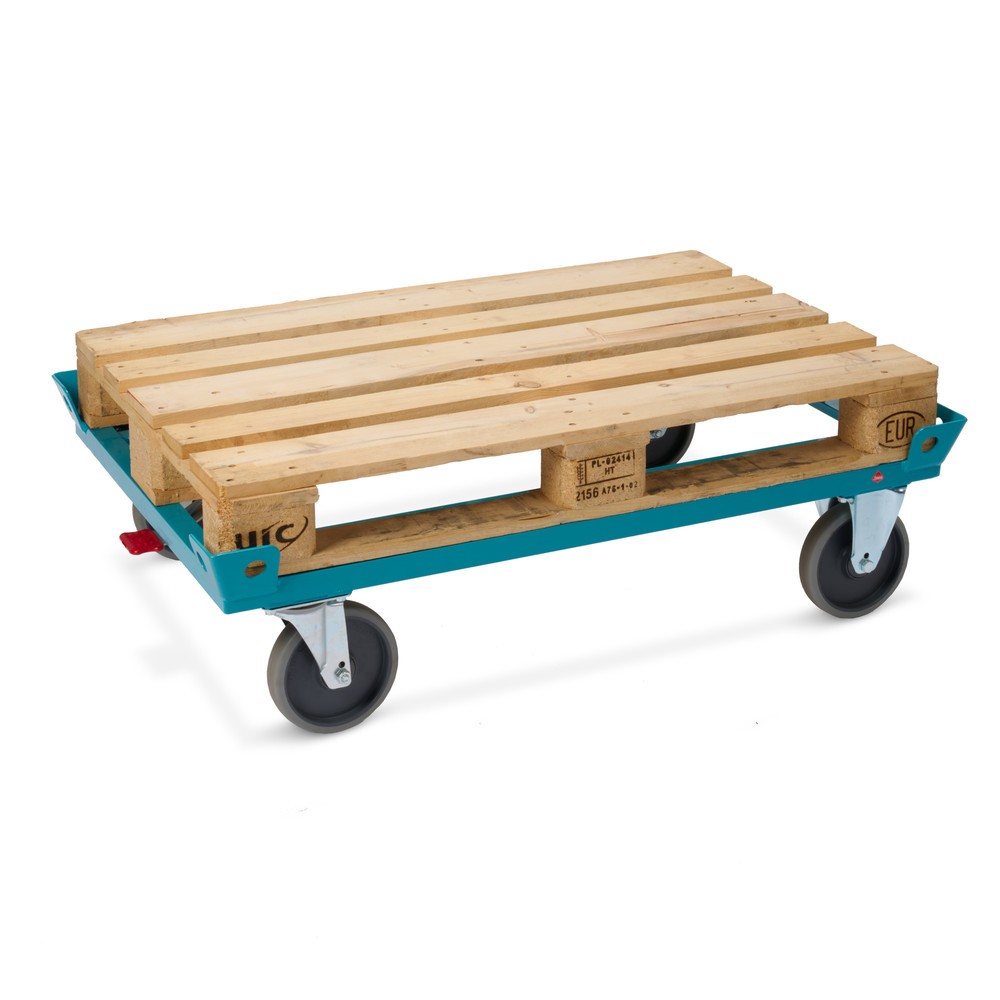 Produktabbildung Nr. 5: Fahrgestell Ameise®, mit Fangecken, Ladehöhe 280 mm, TPE-Bereifung, mit Zentralbremse