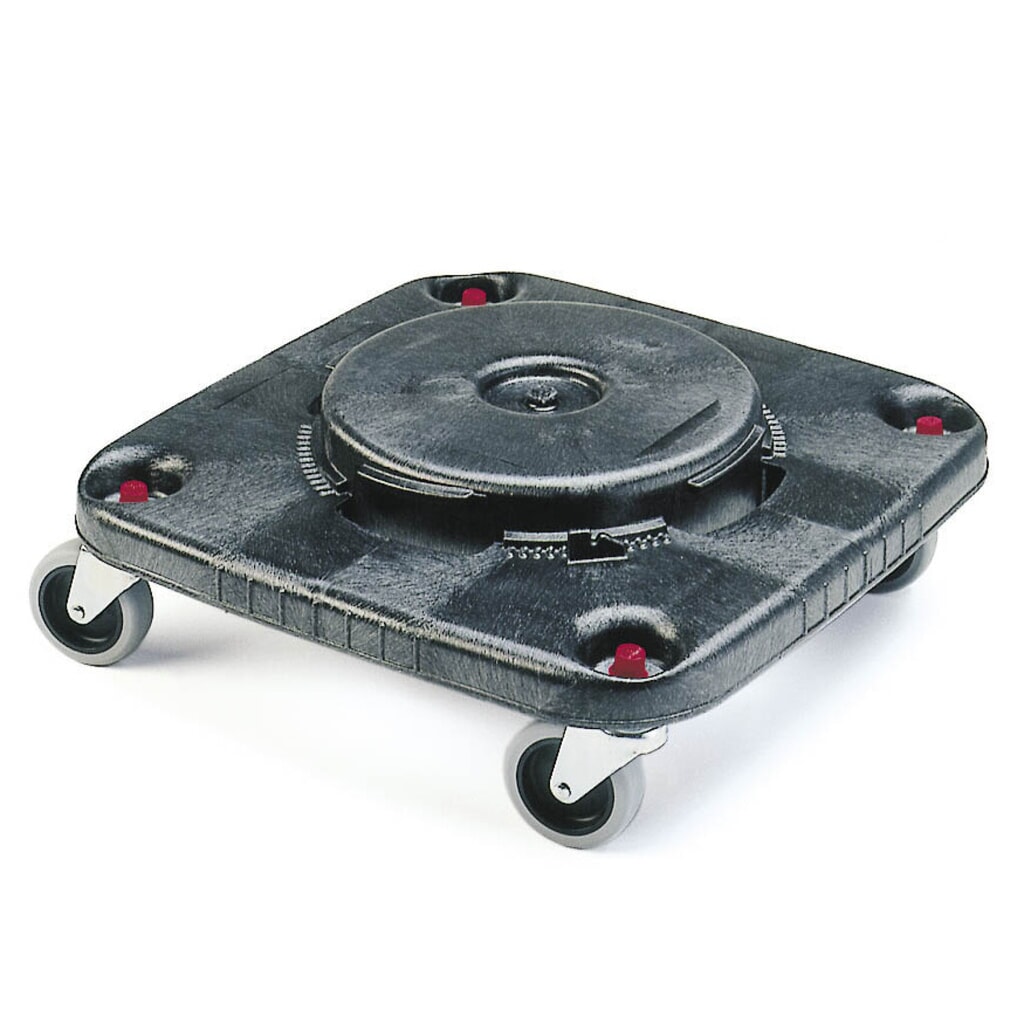 Fahrgestell für Rubbermaid® Universalcontainer, quadratisch, 106-151 Liter Produktabbildung: Fahrgestell für Rubbermaid® Universalcontainer, quadratisch, 106-151 Liter