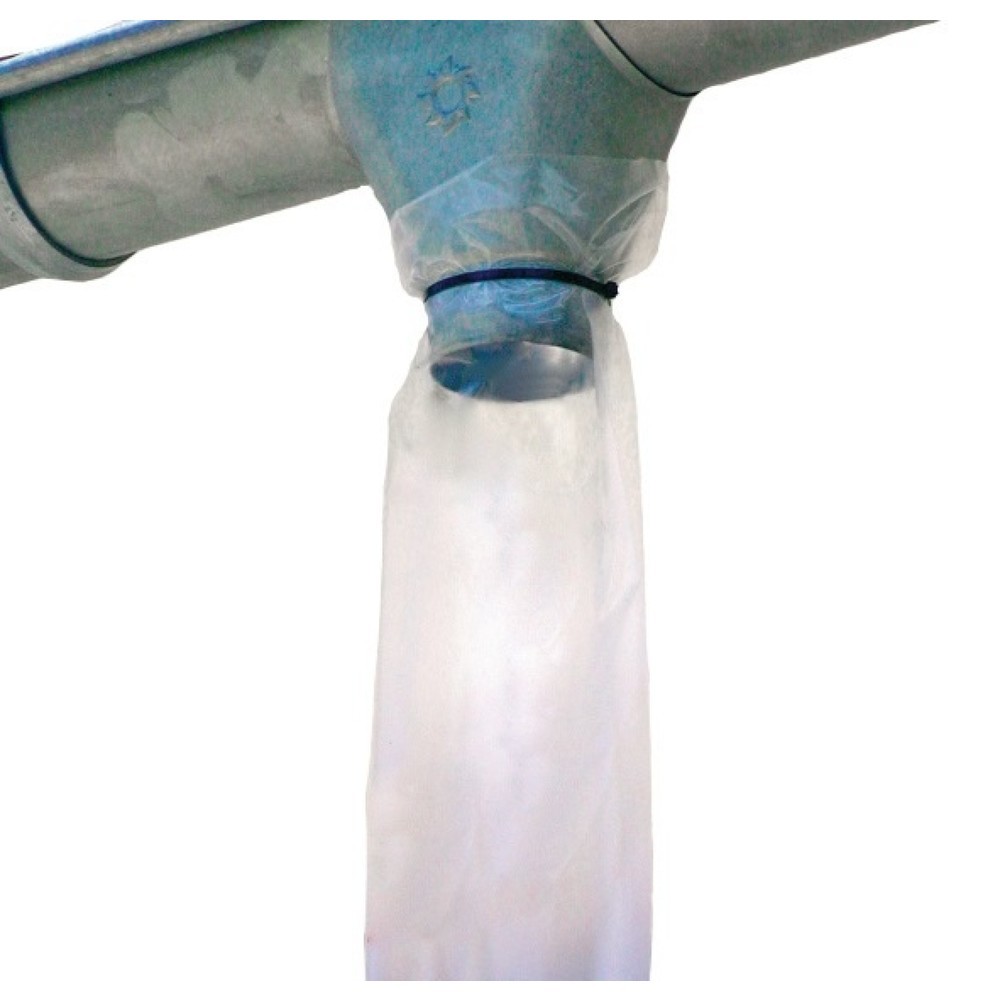 Produktabbildung: Fallrohrprovisorium FRP-100 neutral, Länge 100 m Breite 200 mm, 100 µm, LDPE
