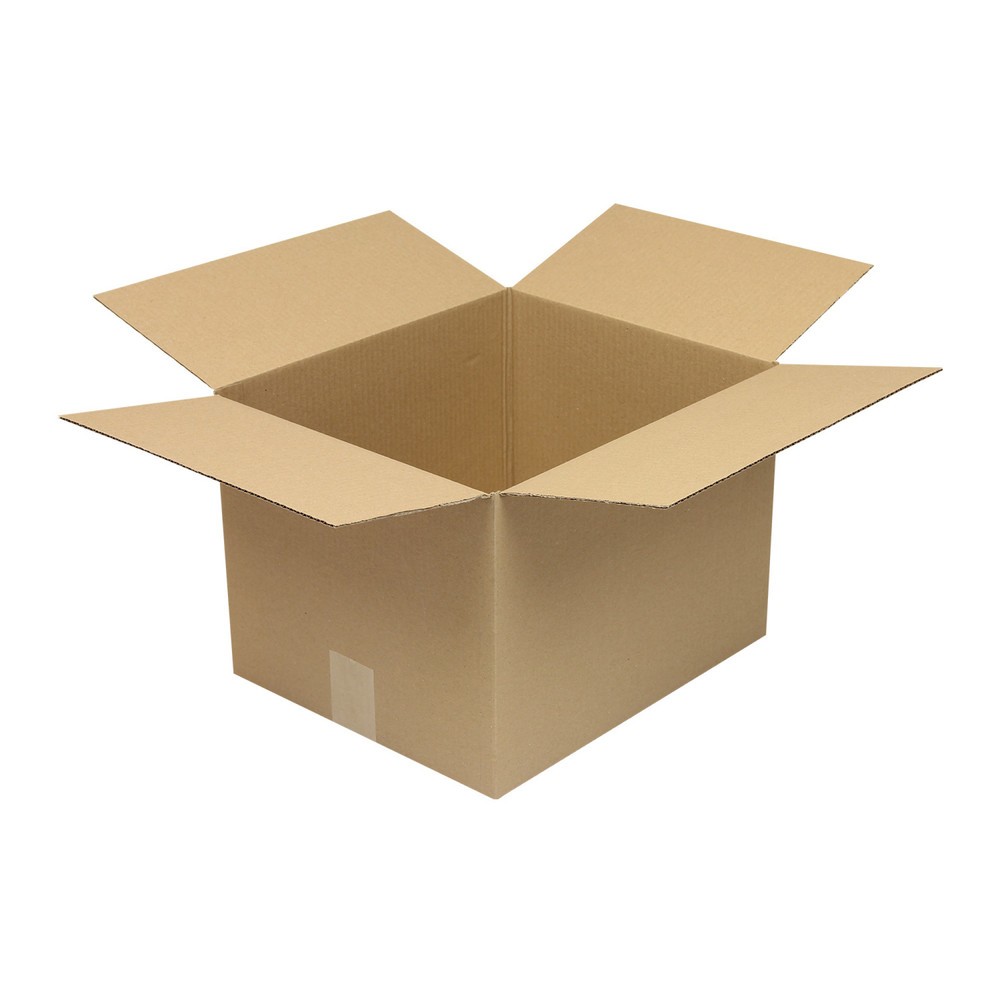 Produktabbildung: Faltkarton 1-wellig, 350 x 300 x 250 mm (Innenmaß), Qualität 1.20 B
