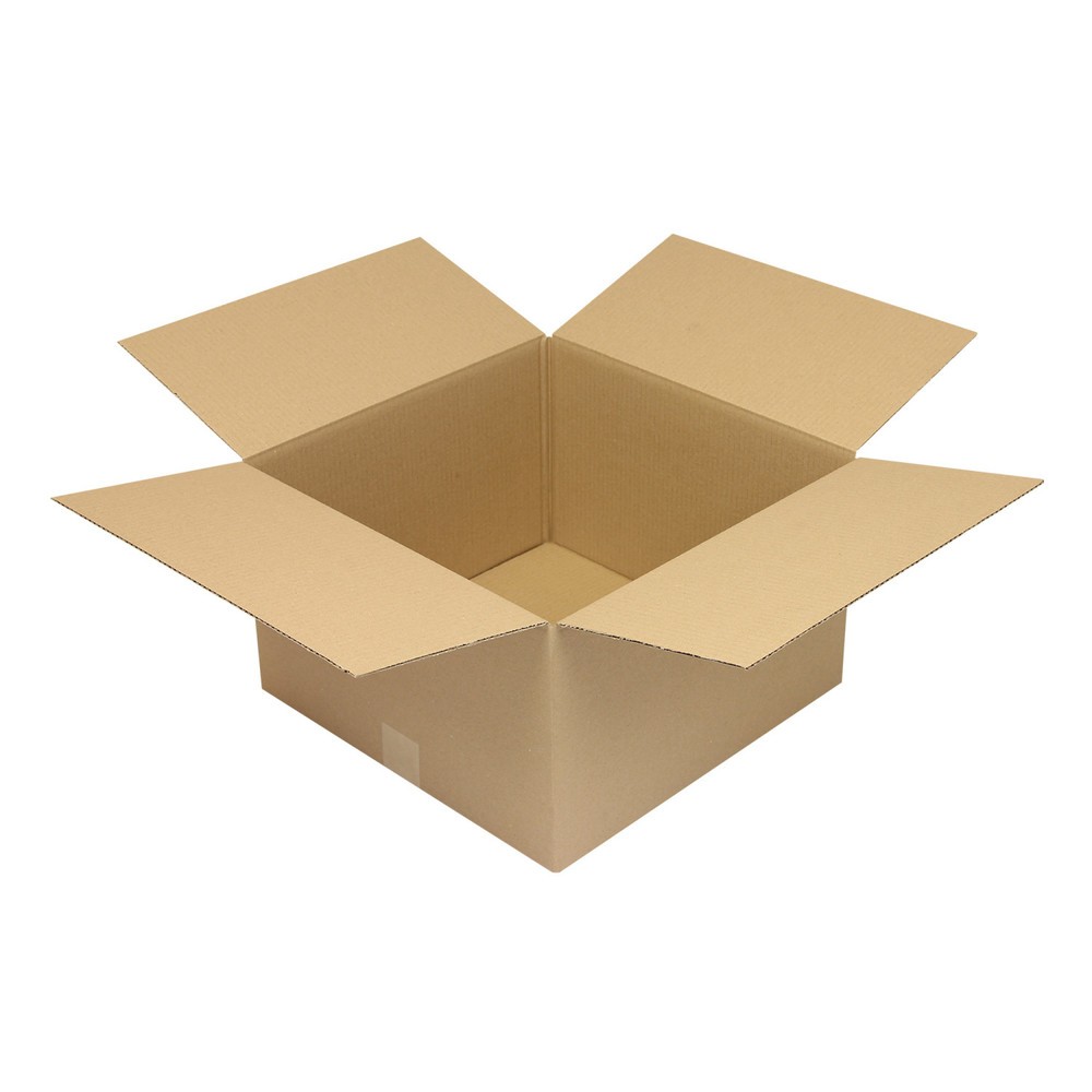 Produktabbildung: Faltkarton 1-wellig, 400 x 400 x 240 mm (Innenmaß), Qualität 1.20 B