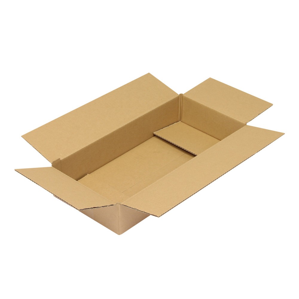 Produktabbildung: Faltkarton 1-wellig, 420 x 200 x 80 mm (Innenmaß), Qualität 1.20 B