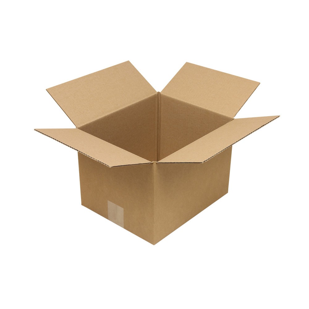 Produktabbildung: Faltkarton 1-wellig,  Innenmaß 280 x 230 x 200 mm, Qualität 1.20 B, braun