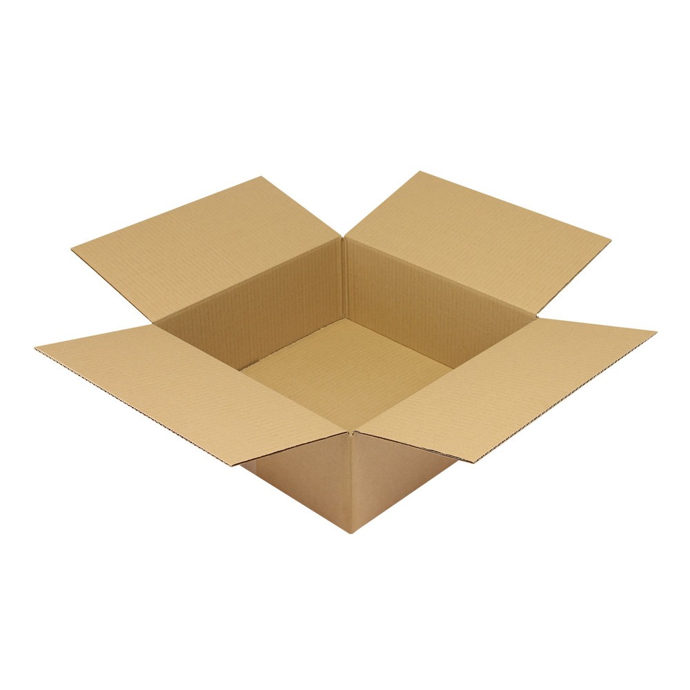 Produktabbildung: Faltkarton 1-wellig, Innenmaß 400 x 400 x 150 (L x B x H in mm), Qualität 1.30C