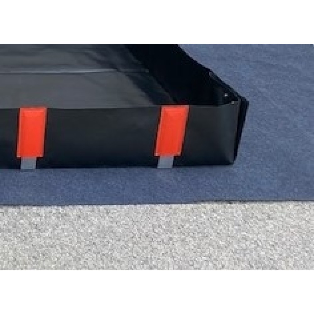 Produktabbildung Nr. 2: Faltwanne aus PVC, für 8x 200-Liter-Fass oder 2x IBC, Kapazität 937 l