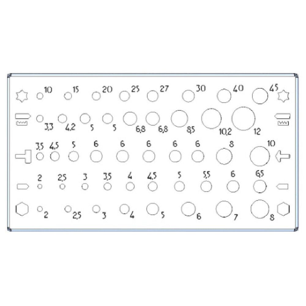 Produktabbildung Nr. 4: Fami Bohrerhalter aus Edelstahl, HxBxT 39 x 155 x 84 mm