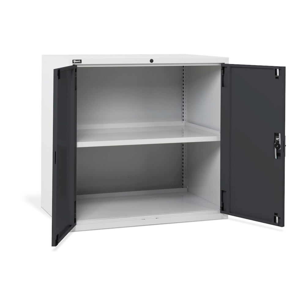 Produktabbildung: Fami MASTER Schrank mit Flügeltüren, HxBxT 1.000 x 1.020 x 726 mm, lichtgrau, anthrazit