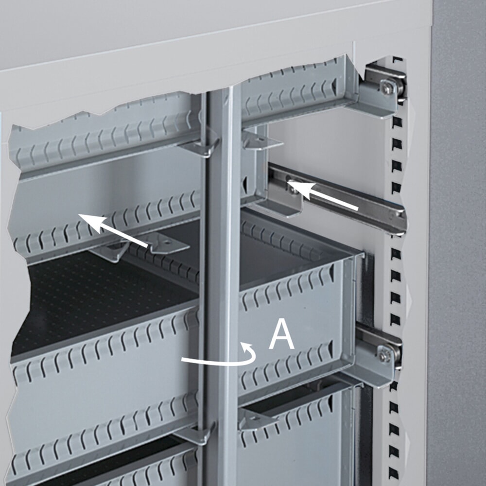 Produktabbildung Nr. 13: Fami MASTER Schubladenschrank, 6 Schubladen, HxBxT 1.000 x 714 x 726 mm, lichtgrau, anthrazit