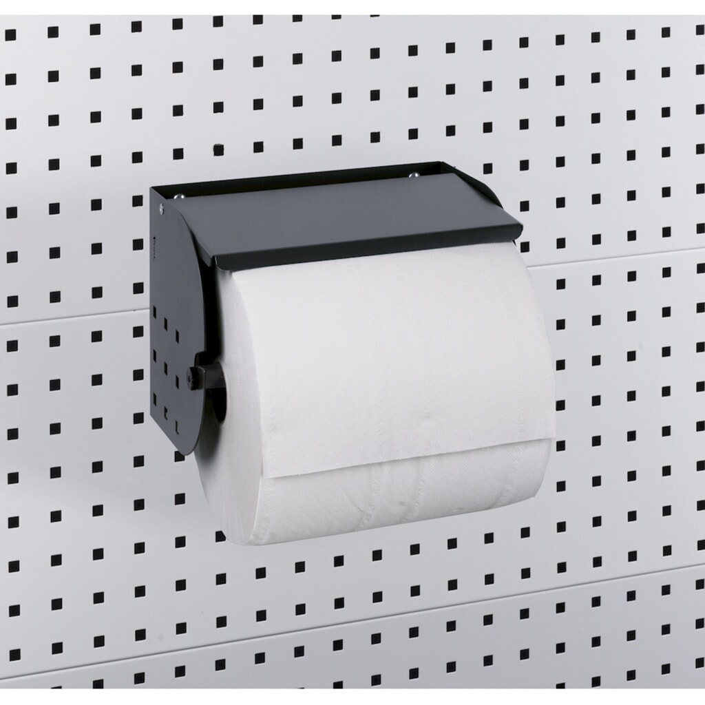 Produktabbildung Nr. 3: Fami PERFOM Werkstattschrank, 4 Lochböden, 3 Schubladen, Lochplatten für Tür, Sichtlagerkästen, HxBxT 2.000 x 1.023 x 555 mm, lichtgrau, anthrazit