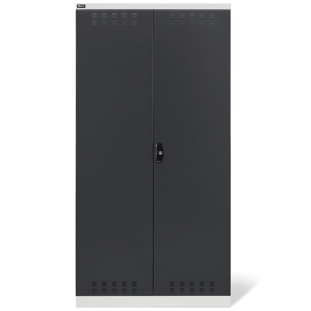 Produktabbildung Nr. 2: Fami PERFOM Mehrzweckschrank, Kleiderstange, 3 Fachböden, HxBxT 2.000 x 1.023 x 555 mm, lichtgrau, anthrazit