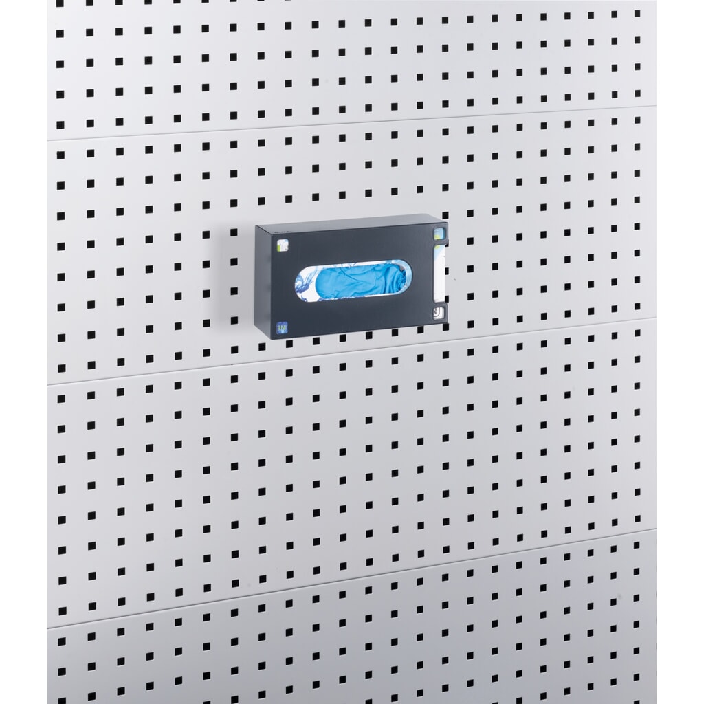 Fami Spenderbox für Handschuhe, HxBxT 132 x 247 x 82 mm Produktabbildung: Fami Spenderbox für Handschuhe, HxBxT 132 x 247 x 82 mm