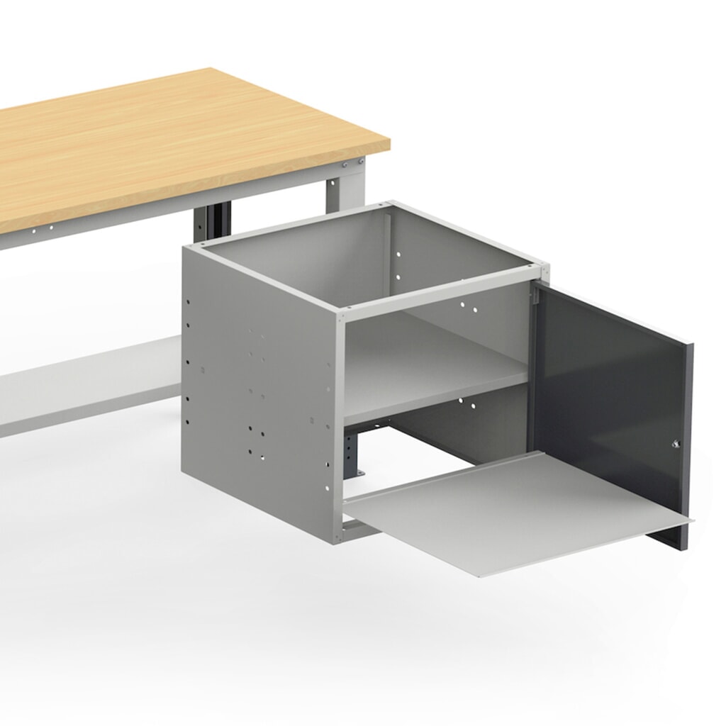 Produktabbildung Nr. 3: Fami Werkbank, höhenverstellbar, TK 1.000 kg, HxBxT 740-1.110 x 2.000 x 750 mm, RAL 7035 lichtgrau / RAL 7016 anthrazitgrau