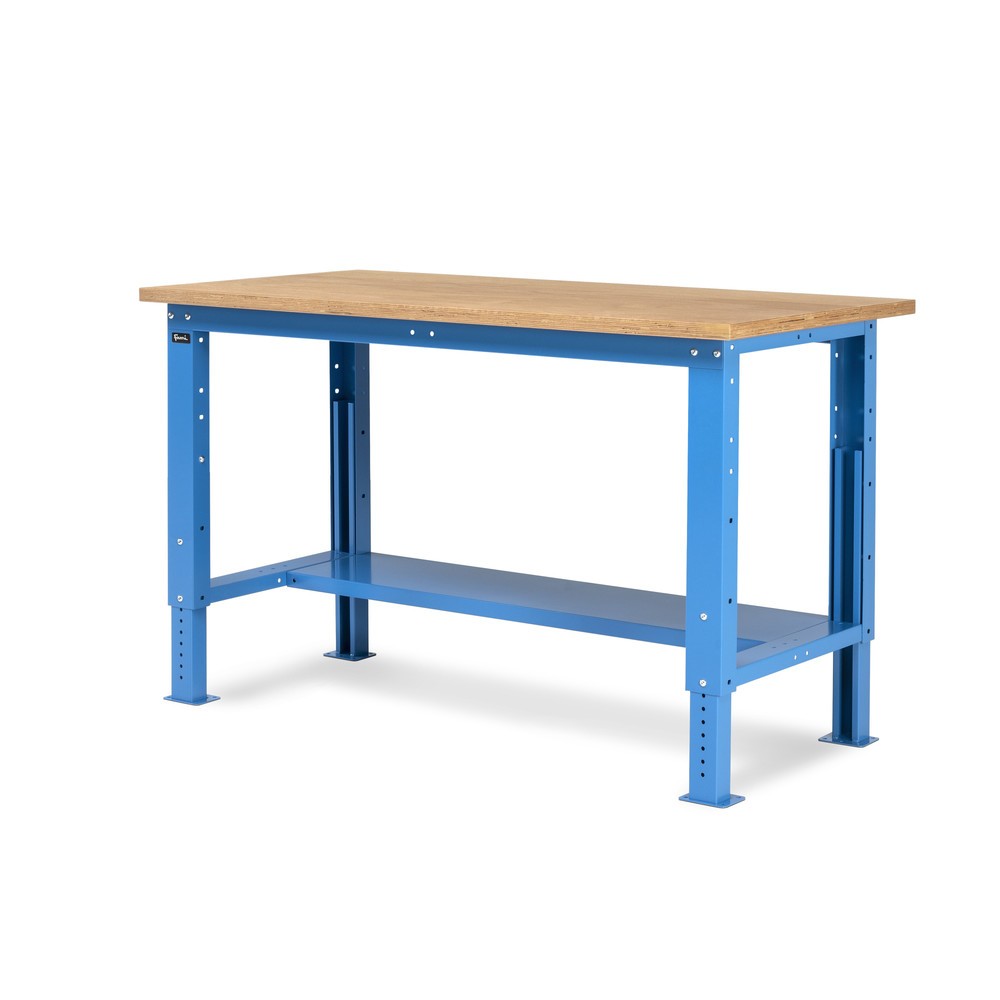 Produktabbildung Nr. 2: Fami Werkbank, höhenverstellbar, TK 1.000 kg, HxBxT 740-1.110 x 1.500 x 750 mm, RAL 5012 lichtblau