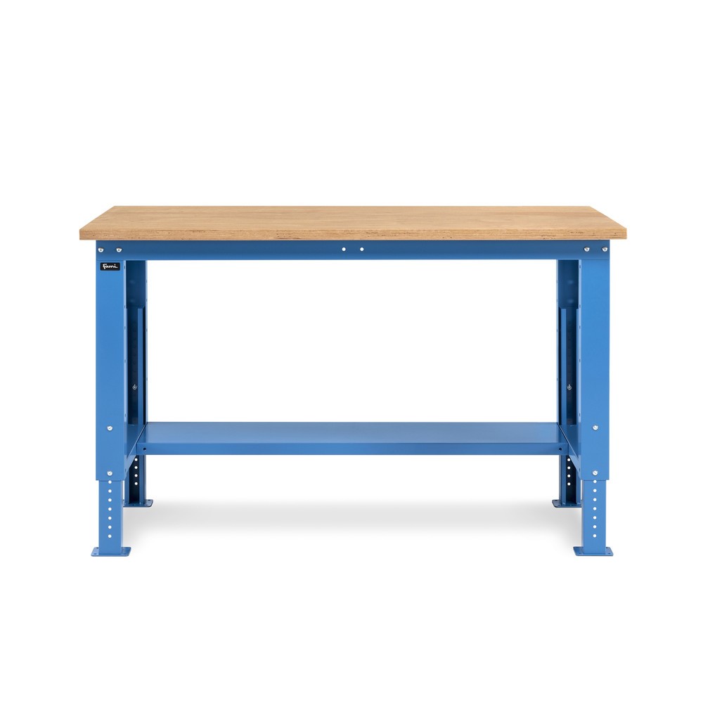 Produktabbildung Nr. 3: Fami Werkbank, höhenverstellbar, TK 1.000 kg, HxBxT 740-1.110 x 1.500 x 750 mm, RAL 5012 lichtblau