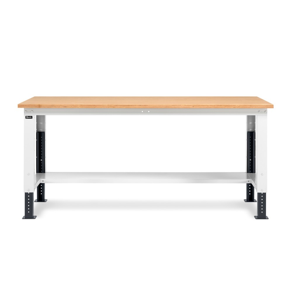 Produktabbildung Nr. 3: Fami Werkbank, höhenverstellbar, TK 1.000 kg, HxBxT 740-1.110 x 2.000 x 750 mm, RAL 7035 lichtgrau / RAL 7016 anthrazitgrau
