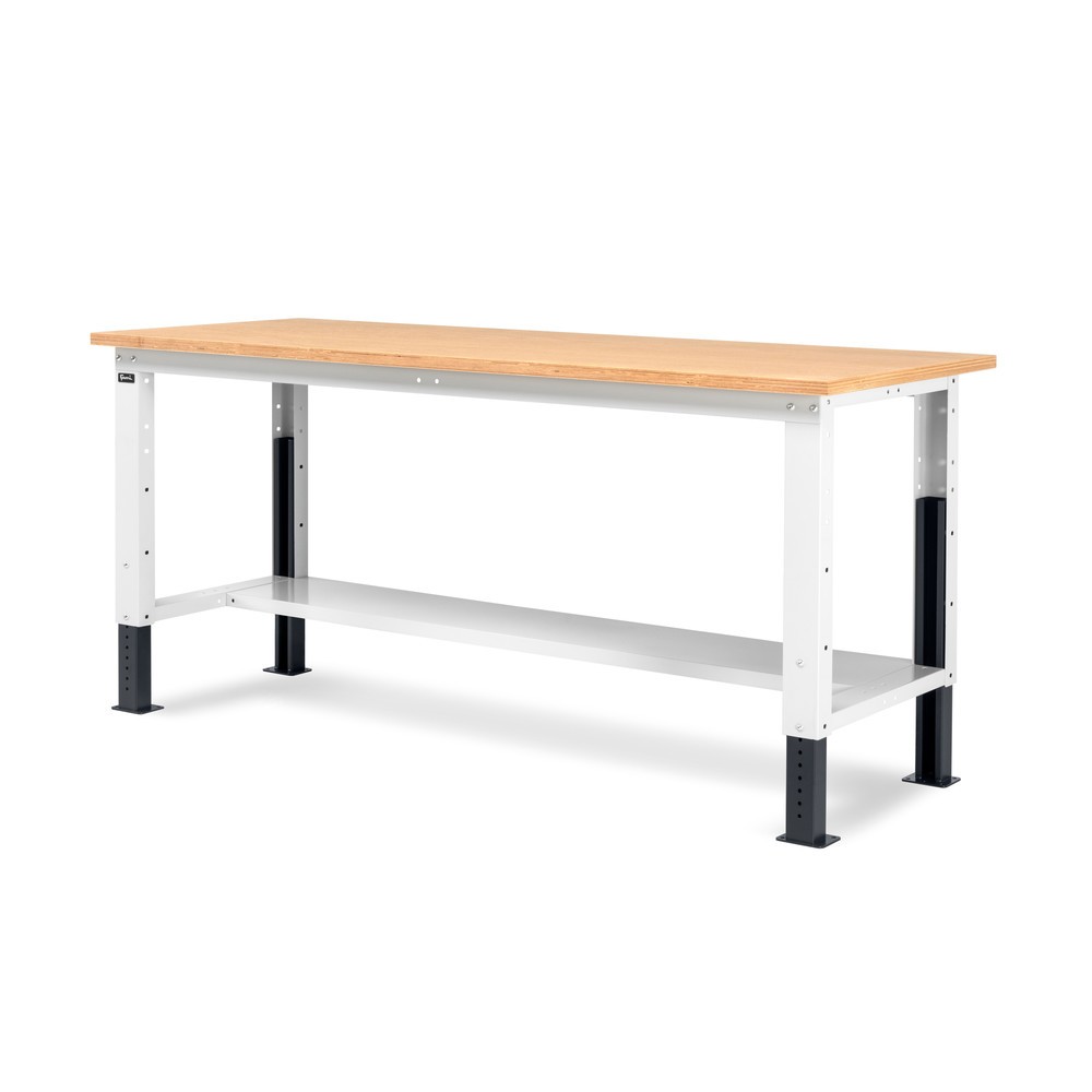 Produktabbildung Nr. 4: Fami Werkbank, höhenverstellbar, TK 1.000 kg, HxBxT 740-1.110 x 2.000 x 750 mm, RAL 7035 lichtgrau / RAL 7016 anthrazitgrau