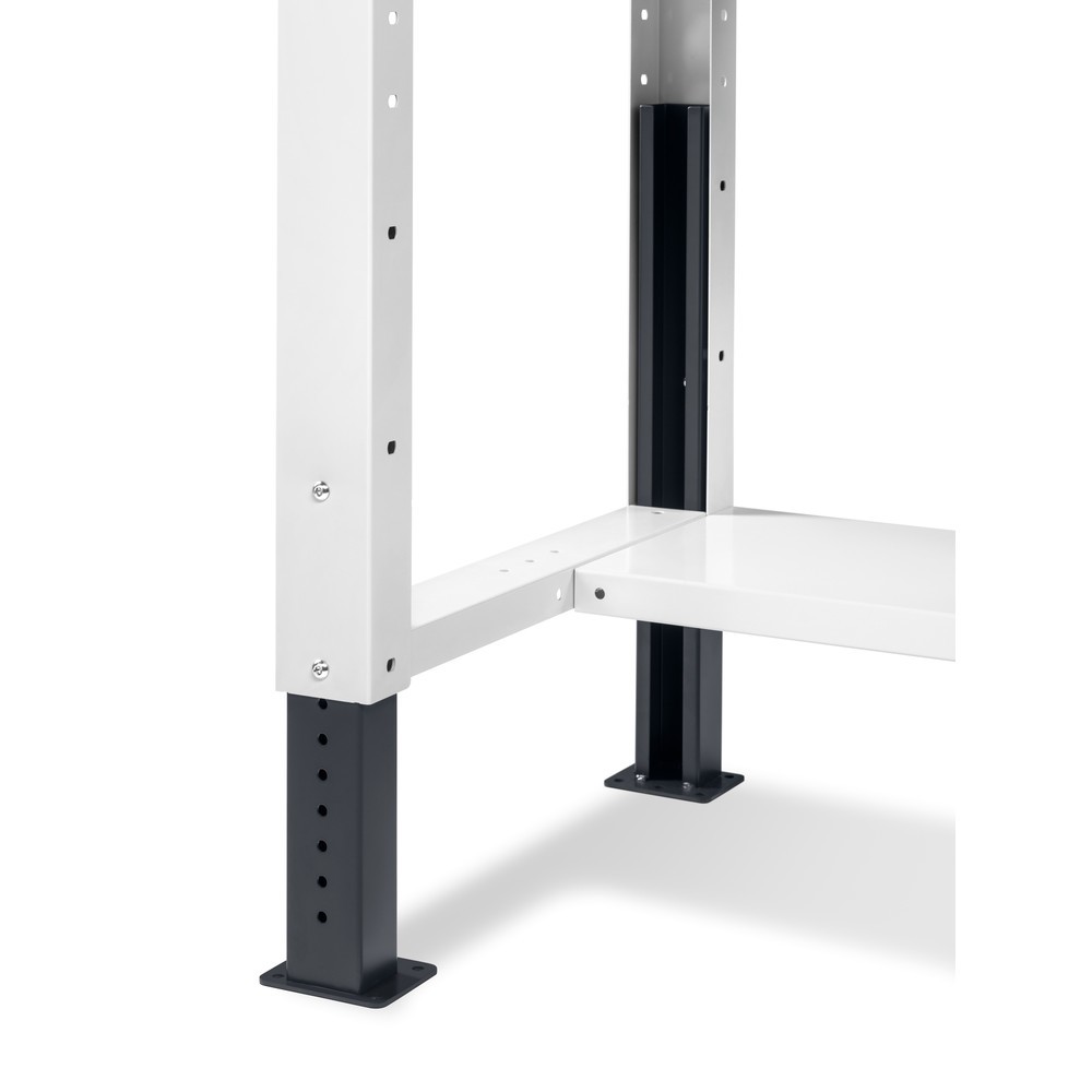 Produktabbildung Nr. 2: Fami Werkbank, höhenverstellbar u. 4 Schubladen, TK 1.000 kg, HxBxT 740-1.110 x 2.000 x 750 mm, RAL 7035 lichtgrau / RAL 7016 anthrazitgrau