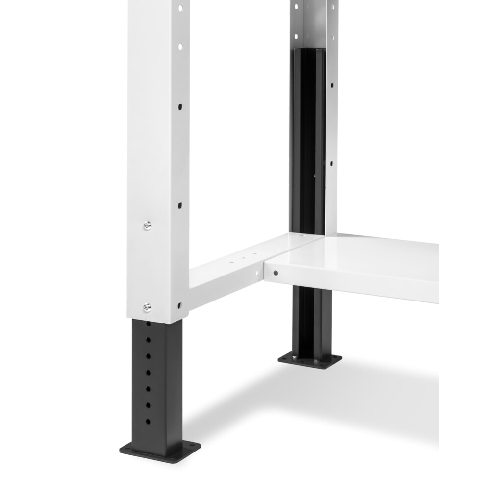 Produktabbildung Nr. 2: Fami Werkbank, höhenverstellbar u. mit Multifunktionswand, TK 1.000 kg, HxBxT 740-1.110 x 1.500 x 750 mm, RAL 7035 lichtgrau / RAL 7016 anthrazitgrau