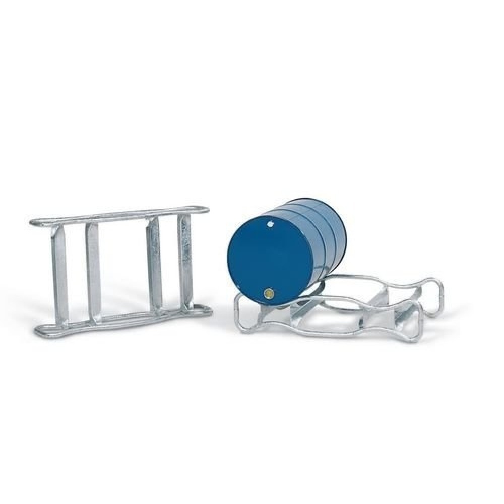 Produktabbildung: Fass-Palette aus Stahl, für 2x 200-Liter-Fässer