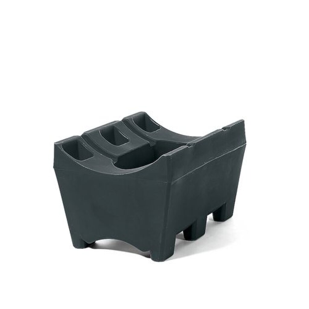 Produktabbildung: Denios Fassbock-Gefahrstoffregal aus LDPE, für 1x 60-/200-Liter-Fass