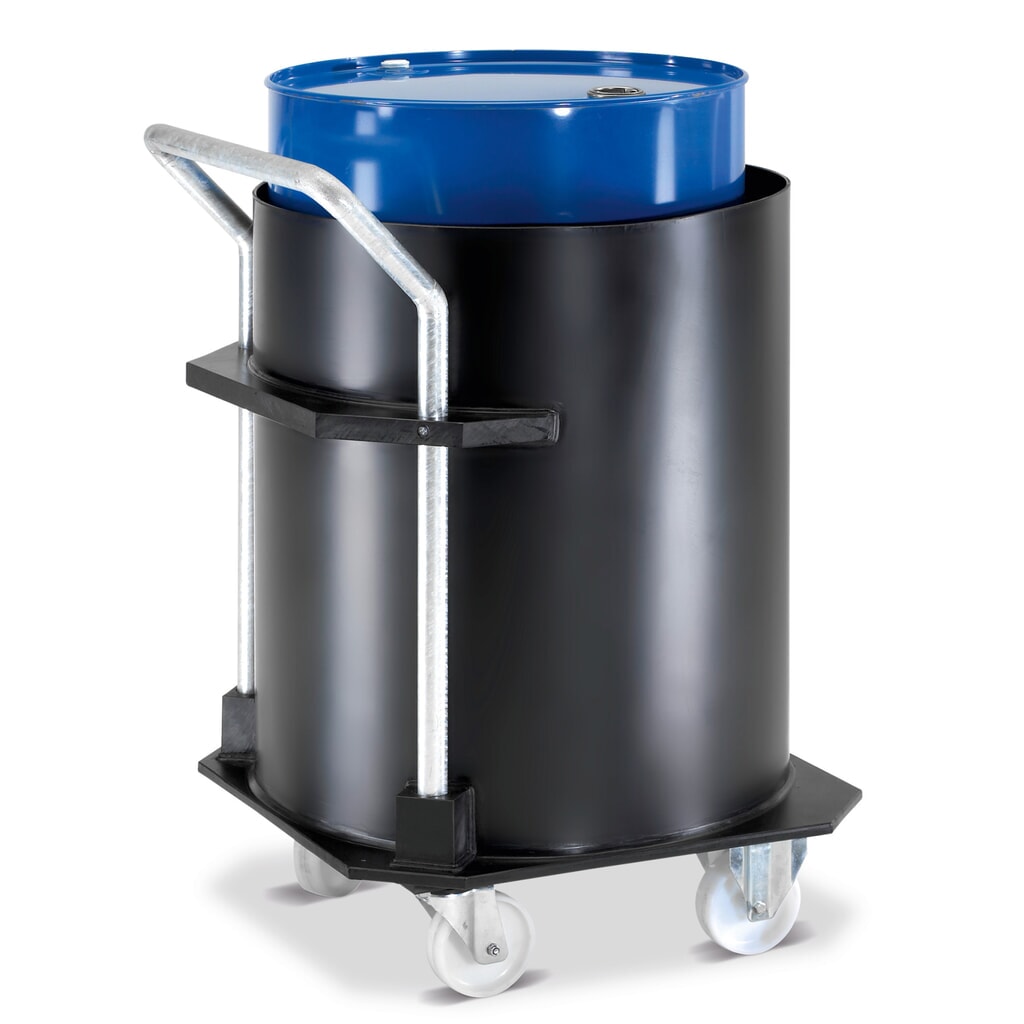 Weber Kunststofftechnik Fassdepot, Ø 670 mm, Höhe 950 mm Produktabbildung: Weber Kunststofftechnik Fassdepot, Ø 670 mm, Höhe 950 mm