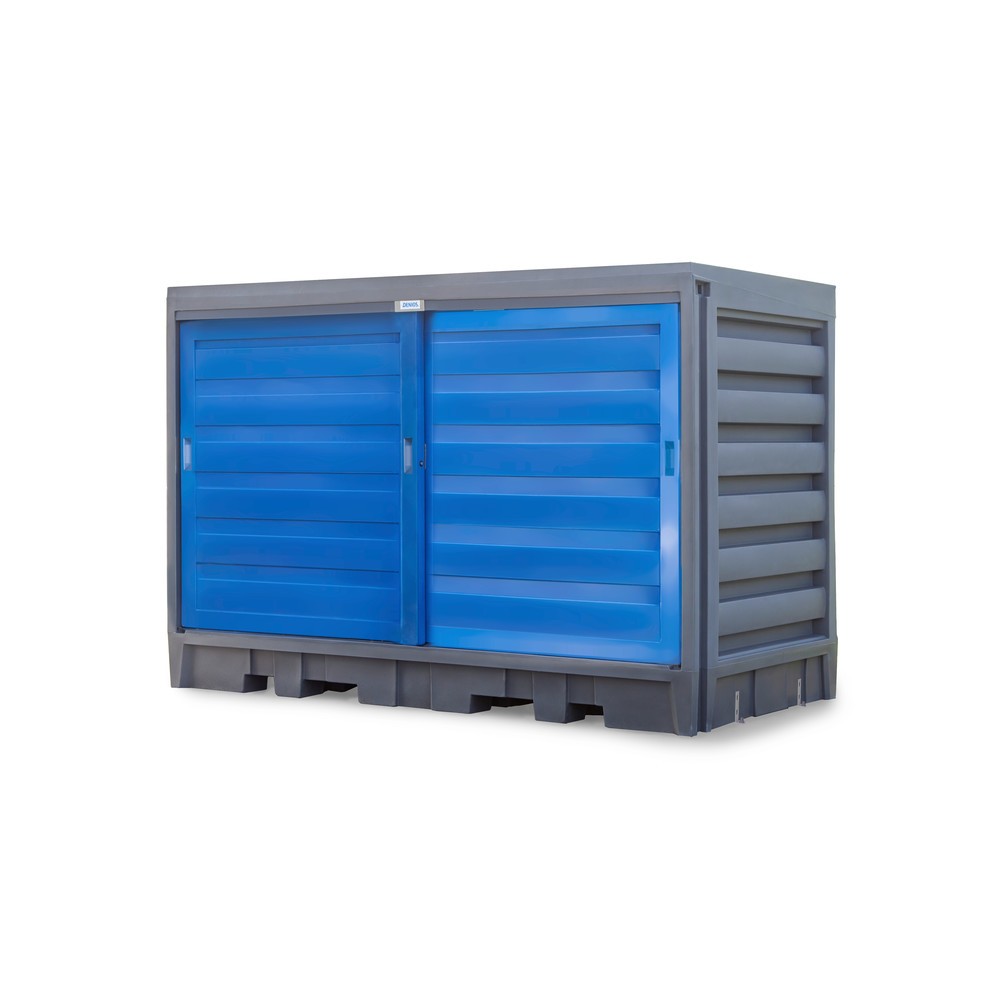Produktabbildung Nr. 12: Fassdepot aus PE, HxBxT 2.170 x 3.200 x 1.740 mm, 2x IBC oder 8x 200 l