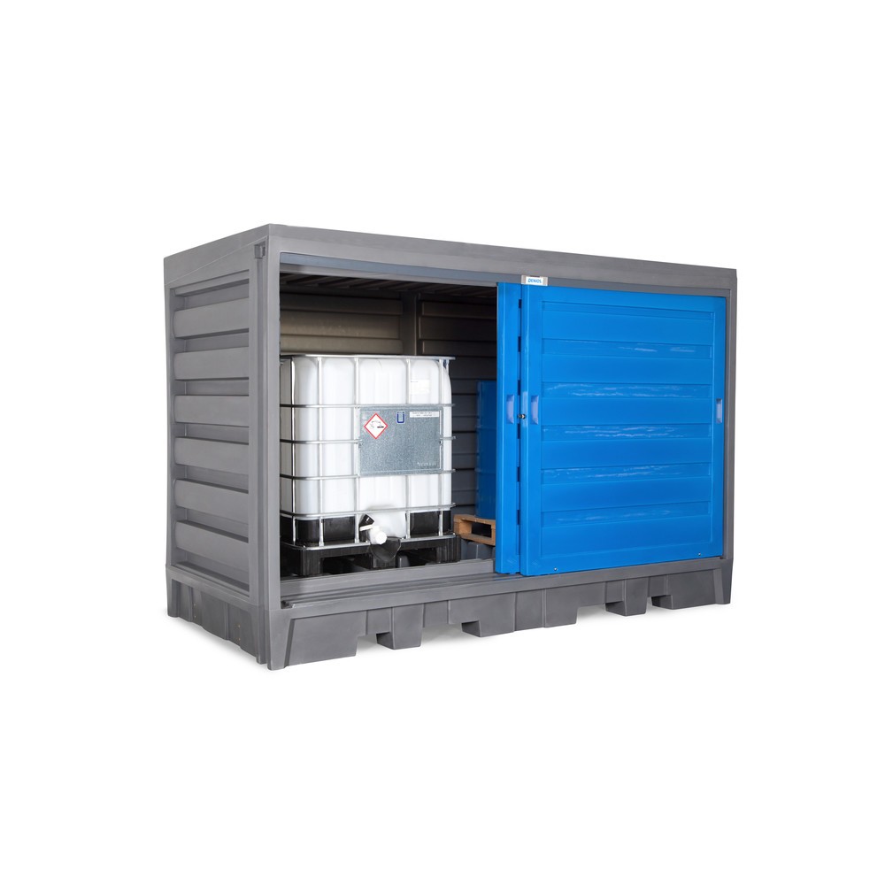 Produktabbildung Nr. 6: Fassdepot aus PE, HxBxT 2.170 x 3.200 x 1.740 mm, 2x IBC oder 8x 200 l