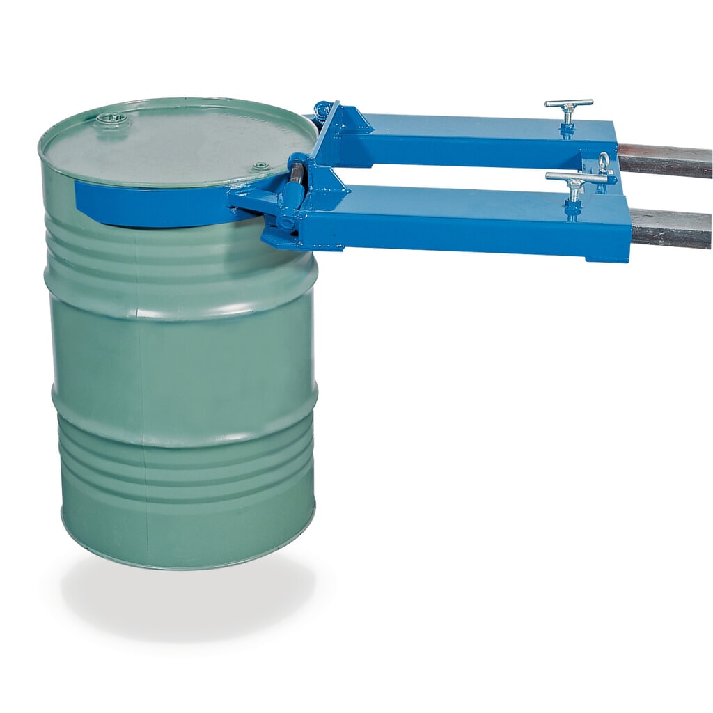 Fassgreifer, TK 350 kg, 200-Liter-Sickenfässer Produktabbildung: Fassgreifer, TK 350 kg, 200-Liter-Sickenfässer