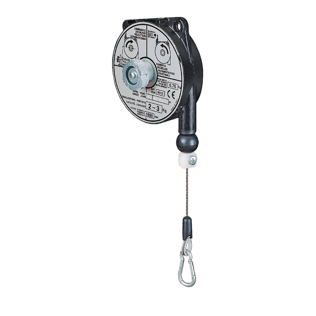 Produktabbildung: Federzug, Seilauszug 1,6 m, TK 0,2-0,5 kg