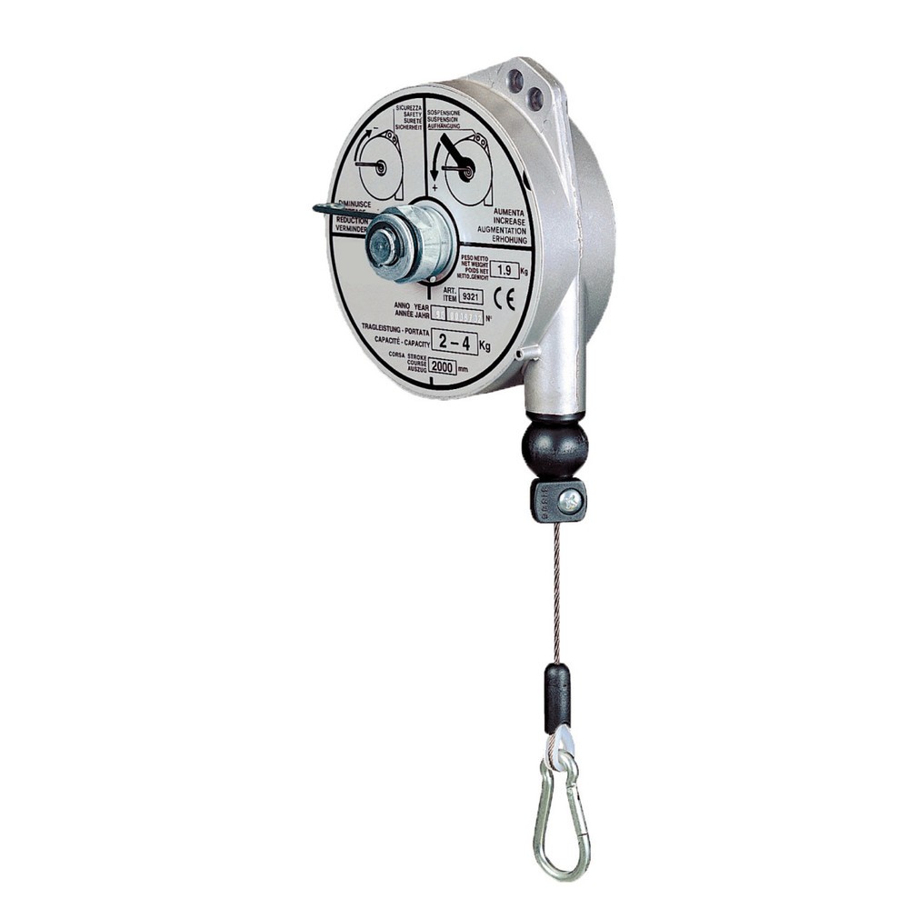 Produktabbildung: Federzug, Seilauszug 2 m, TK 4-6 kg