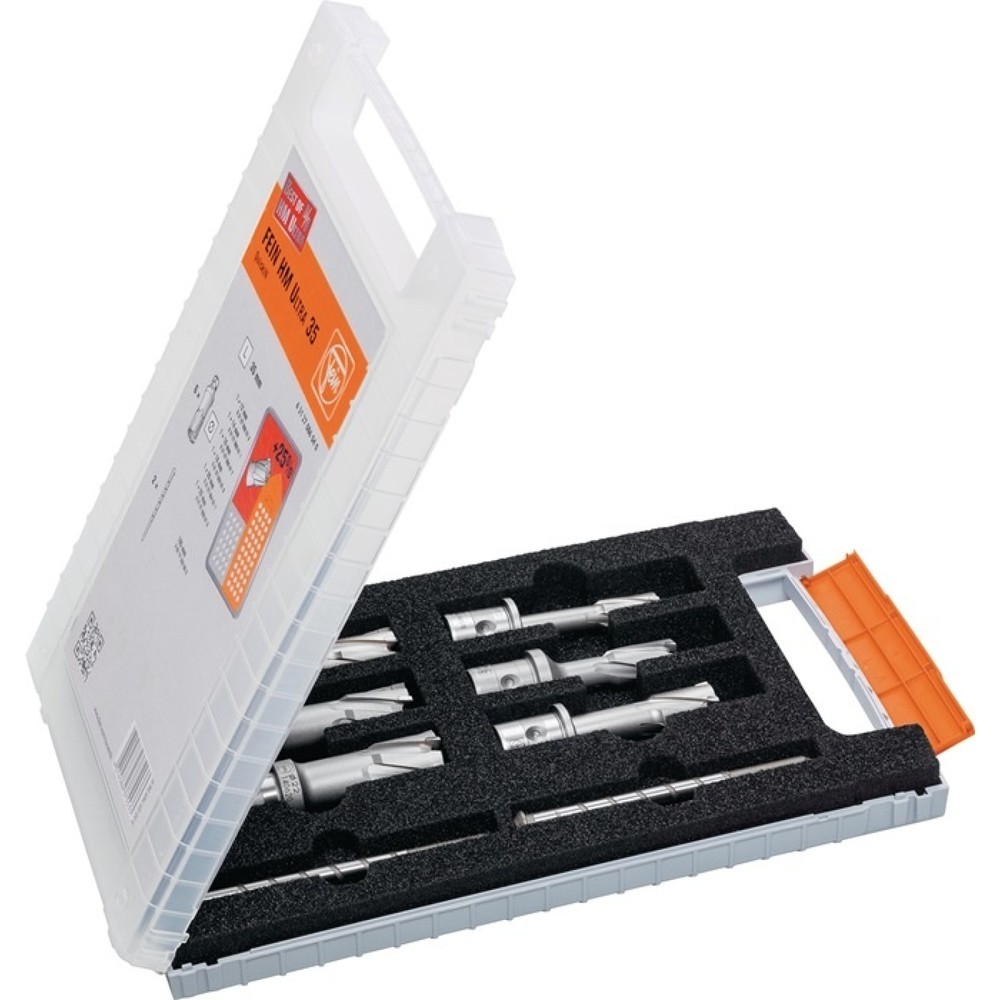 Produktabbildung: FEIN Kernbohrersatz Best Of, 8-teilig Durchmesser 12-22 mm, Hartmetall