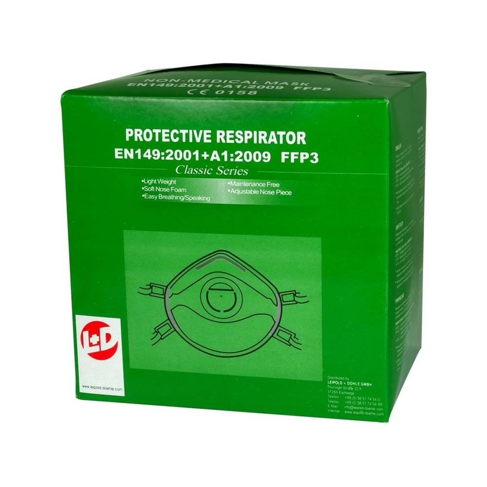 Produktabbildung Nr. 2: Feinstaubmaske FFP3 NR D  mit Ventil, Inhalt 10 Stück