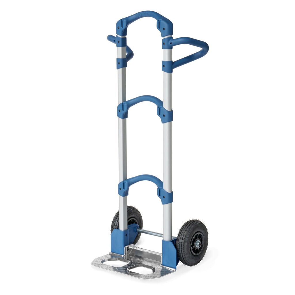 fetra® Alu-Sackkarre Wuppi, klappbar, Tragkraft 200 kg, Schaufel BxT 425 x 165 mm Produktabbildung: fetra® Alu-Sackkarre Wuppi, klappbar, Tragkraft 200 kg, Schaufel BxT 425 x 165 mm
