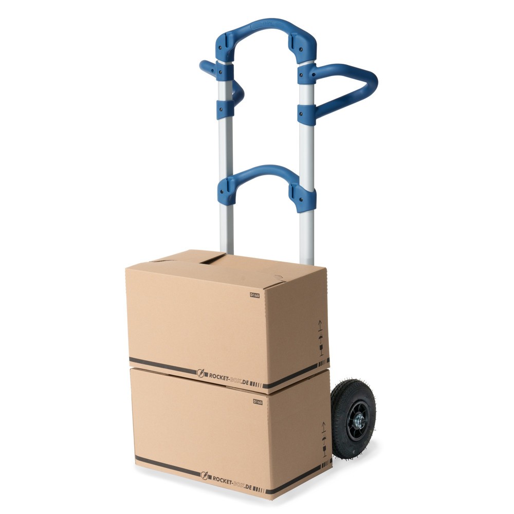 Produktabbildung Nr. 6: fetra® Alu-Sackkarre Wuppi, klappbar, Tragkraft 200 kg, Schaufel BxT 425 x 165 mm