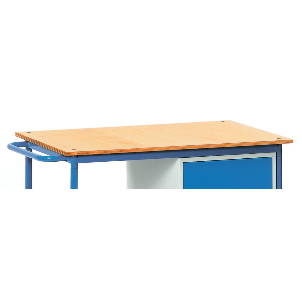 fetra® Arbeitsplatte aus Buchensperrholz - Zubehör - Produktabbildung: fetra® Arbeitsplatte aus Buchensperrholz - Zubehör -