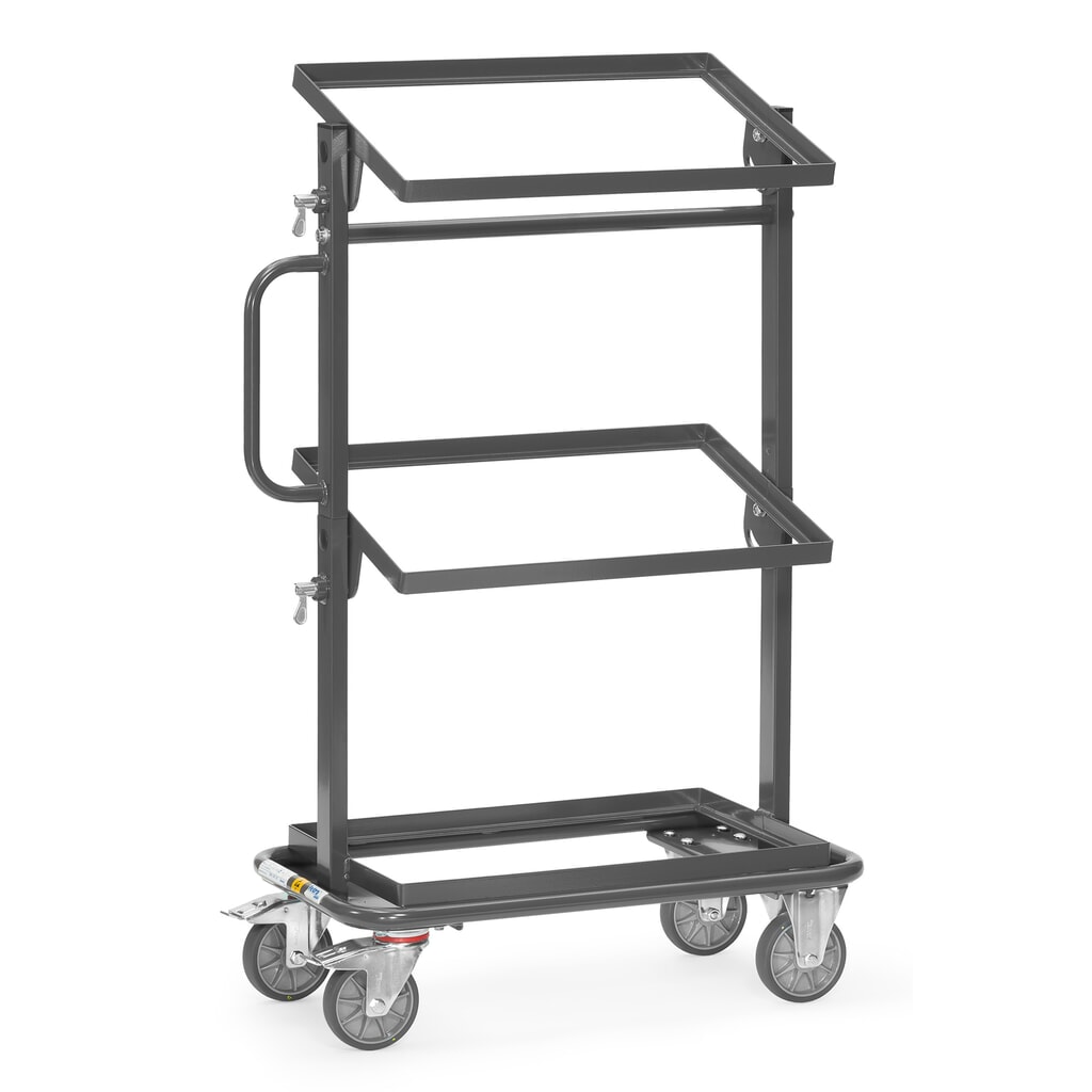 Produktabbildung: fetra® ESD-Beistellwagen - offener Rahmen
