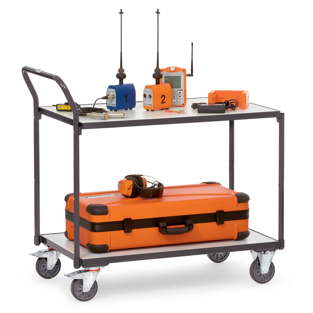 Produktabbildung Nr. 3: fetra® ESD-Tischwagen, TK 600 kg, 2 Ladeflächen à 600 x 1.000 mm