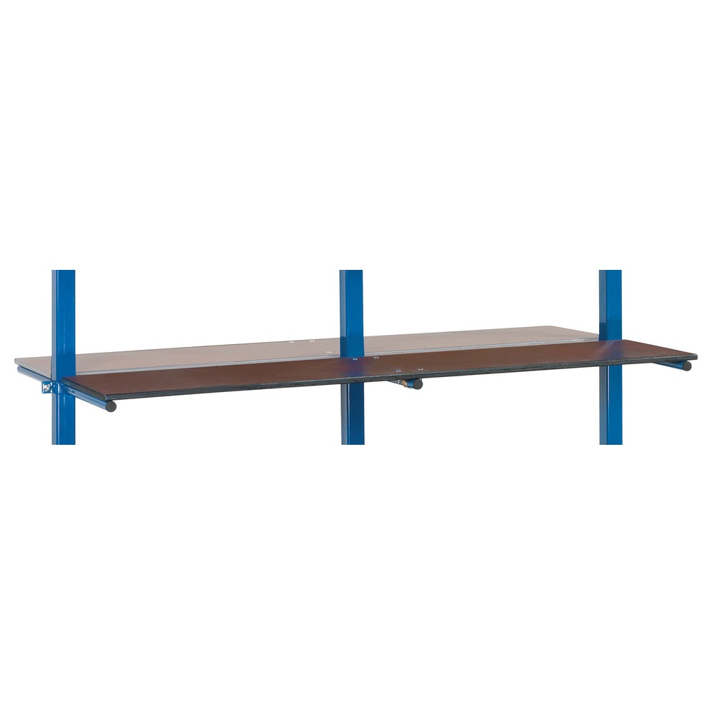 Produktabbildung: fetra® Etagenboden für Tragarmwagen mit PVC, HxBxL 45 x 370 x 2.000 mm