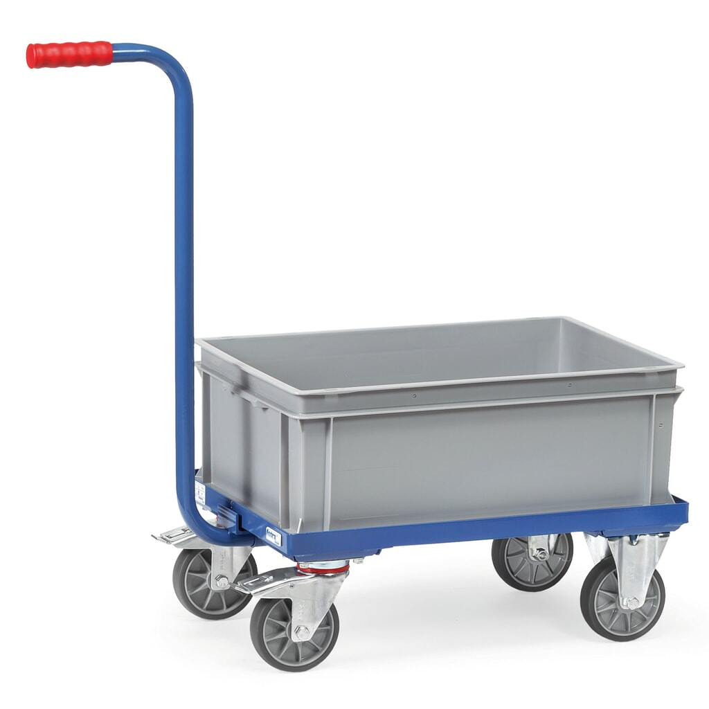 Produktabbildung: fetra® Griffroller mit Kunststoffkasten, TK 250 kg
