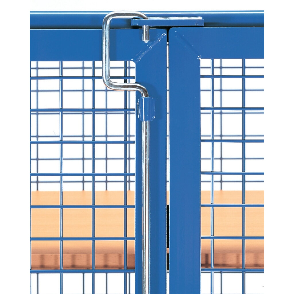 fetra® Kastenwagen mit Gitterwänden, 4 Zwischenböden, HxBxL 1.792 x 440 x 1.370 mm Produktabbildung Nr. 3: fetra® Kastenwagen mit Gitterwänden, 4 Zwischenböden, HxBxL 1.792 x 440 x 1.370 mm